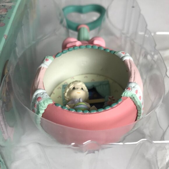 Vintage Precious Moments "You Brighten My Holidays" 586404 ornament girl Enesco - Picture 3 of 12